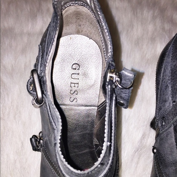 Guess Open Toe Booties Gwoakridge Size 7.5 - Picture 2 of 5